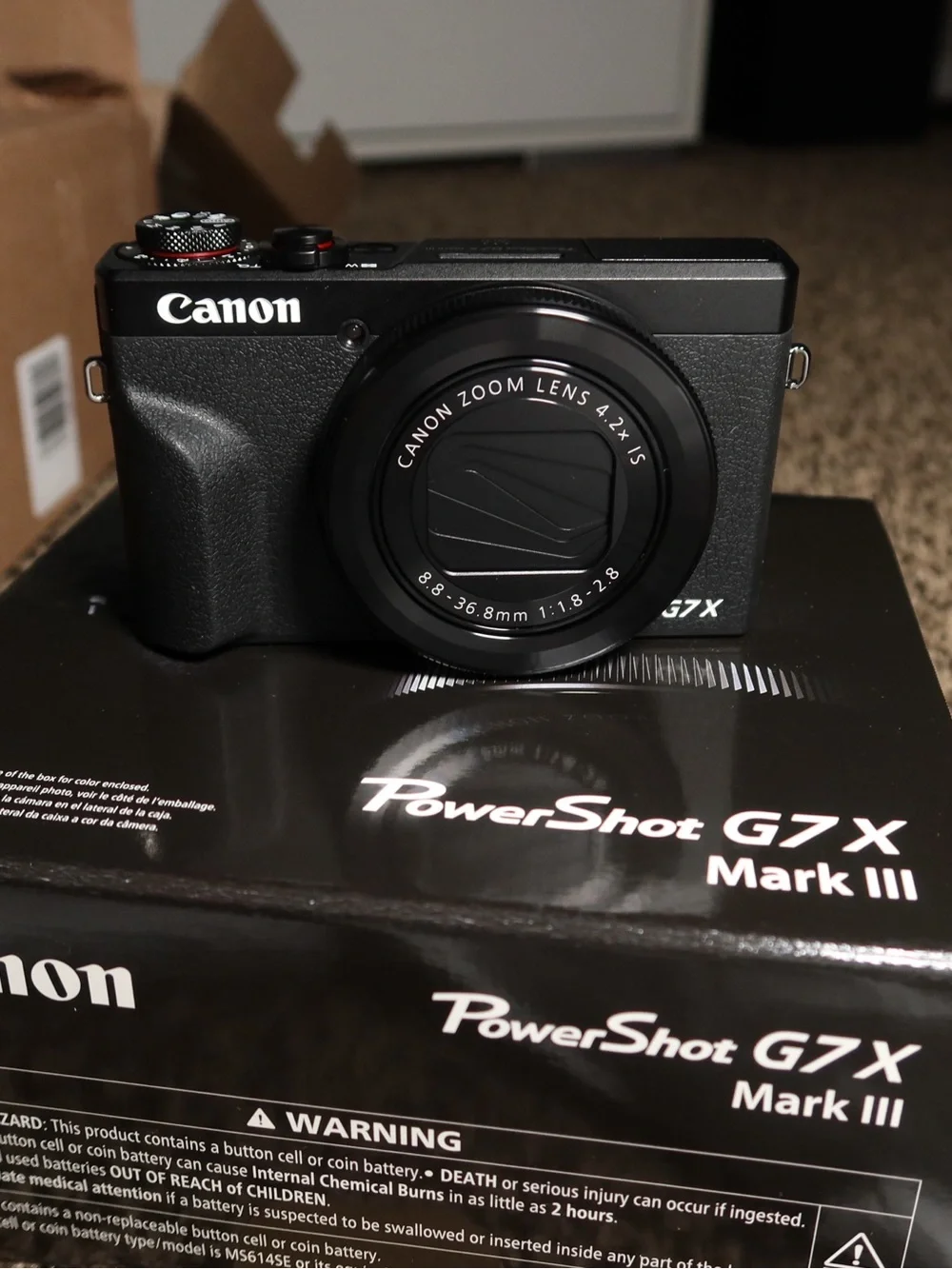 Canon PowerShot G7 X Mark III — Black